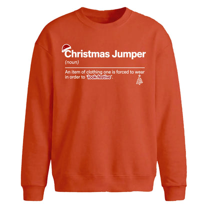 Funny Jumper Definition Art Christmas Oversized Sweatshirt