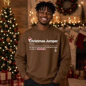 Funny Jumper Definition Art Christmas Oversized Sweatshirt
