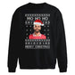 Funny Mo Ho Ho Football Fan Christmas Oversized Sweatshirt