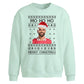 Funny Mo Ho Ho Football Fan Christmas Oversized Sweatshirt