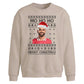 Funny Mo Ho Ho Football Fan Christmas Oversized Sweatshirt