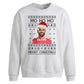 Funny Mo Ho Ho Football Fan Christmas Oversized Sweatshirt