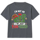 Funny Not An Elf Fun Sized Graphic Christmas Kids T-Shirt