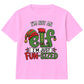 Funny Not An Elf Fun Sized Graphic Christmas Kids T-Shirt