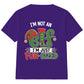 Funny Not An Elf Fun Sized Graphic Christmas Kids T-Shirt