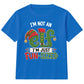 Funny Not An Elf Fun Sized Graphic Christmas Kids T-Shirt