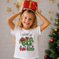 Funny Not An Elf Fun Sized Graphic Christmas Kids T-Shirt