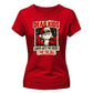 Funny parental humour santa quote Christmas Ladies T-Shirt