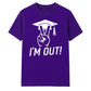 2026 Graduate Unisex T-Shirt I'm Out Graduation Gift for Him