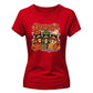 Funny raccoon friends giving Thanksgiving Ladies T-Shirt