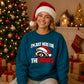 Funny raccoon snack lover Christmas Oversized Sweatshirt