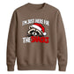 Funny raccoon snacks quote Christmas Unisex Sweatshirt