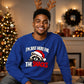 Funny raccoon snacks quote Christmas Unisex Sweatshirt
