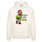 Funny rear view text graphic Christmas Oversized Hoodie