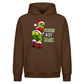Funny rear view text graphic Christmas Oversized Hoodie