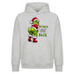 Funny rear view text graphic Christmas Oversized Hoodie