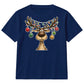 Funny Reindeer Antler Baubles Art Christmas Kids T-Shirt