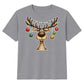 Funny Reindeer Antler Baubles Art Christmas Kids T-Shirt
