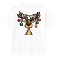 Funny Reindeer Antler Baubles Art Christmas Kids T-Shirt