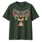 Funny Reindeer Antler Lights Christmas Oversized T-Shirt