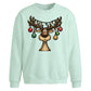 Funny Reindeer Baubles Art Christmas Oversized Sweatshirt
