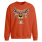 Funny Reindeer Baubles Art Christmas Oversized Sweatshirt