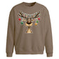 Funny Reindeer Baubles Art Christmas Oversized Sweatshirt