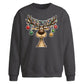 Funny Reindeer Baubles Art Christmas Oversized Sweatshirt