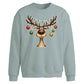 Funny Reindeer Baubles Art Christmas Oversized Sweatshirt