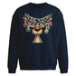 Funny Reindeer Baubles Art Christmas Oversized Sweatshirt