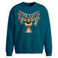 Funny Reindeer Baubles Art Christmas Oversized Sweatshirt
