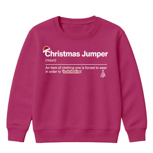 Funny Sarcastic Jumper Definition Christmas Kids Sweatshirt