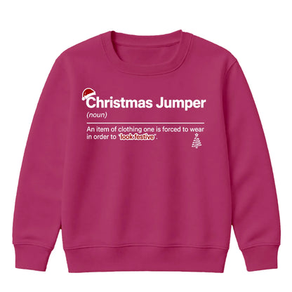 Funny Sarcastic Jumper Definition Christmas Kids Sweatshirt