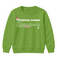 Funny Sarcastic Jumper Definition Christmas Kids Sweatshirt