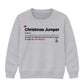 Funny Sarcastic Jumper Definition Christmas Kids Sweatshirt
