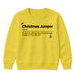 Funny Sarcastic Jumper Definition Christmas Kids Sweatshirt