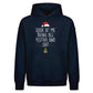 Funny Sarcastic Holiday Quote Christmas Oversized Hoodie