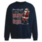 Funny Sarcastic Santa Meme Christmas Oversized Sweatshirt