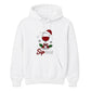 Funny Sipmas Wine Glass Graphic Christmas Unisex Hoodies