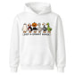 Funny spooky goose character lineup Halloween Kids Hoodie