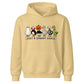 Funny spooky goose character lineup Halloween Kids Hoodie