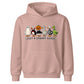 Funny spooky goose character lineup Halloween Kids Hoodie