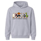 Funny spooky goose character lineup Halloween Kids Hoodie