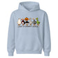 Funny spooky goose character lineup Halloween Kids Hoodie