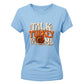 Funny talk turkey pun graphic Thanksgiving Ladies T-Shirt
