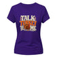 Funny talk turkey pun graphic Thanksgiving Ladies T-Shirt