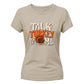 Funny talk turkey pun graphic Thanksgiving Ladies T-Shirt