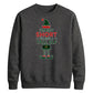 Funny Tall Elf Costume Graphic Christmas Unisex Sweatshirt