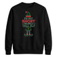 Funny Tall Elf Costume Graphic Christmas Unisex Sweatshirt