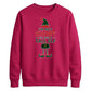 Funny Tall Elf Costume Graphic Christmas Unisex Sweatshirt